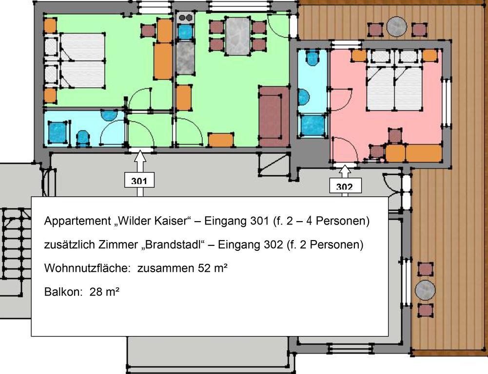 Bed & Breakfast Landhaus Strasser Soll Luaran gambar